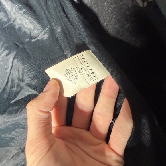 Pierre Balmain Wool Leather Coat Size 38 IT - Picture 4 of 5